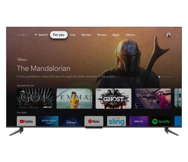 TCL 50C645 50" QLED 4K Google TV Dolby Vision Atmos HDMI 2.1 - 1134656 - zdjęcie 3